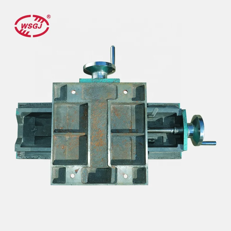 
Cast iron dovetail guides two axis xy cross manual slide table for milling and drilling machine 