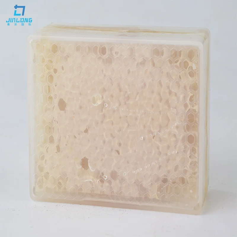 Best quality raw bee wax hive comb honey in cassette box package