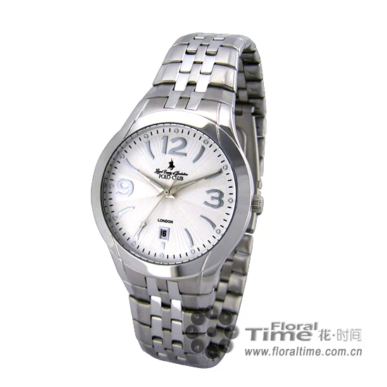 PL118 поло клуб Оптовая Япония movt кварцевые часы нержавеющая сталь назад США мужские поло часы