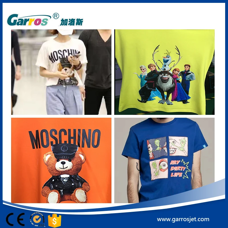 Garros A3 DTG t-shirt printer for all kinds fabric