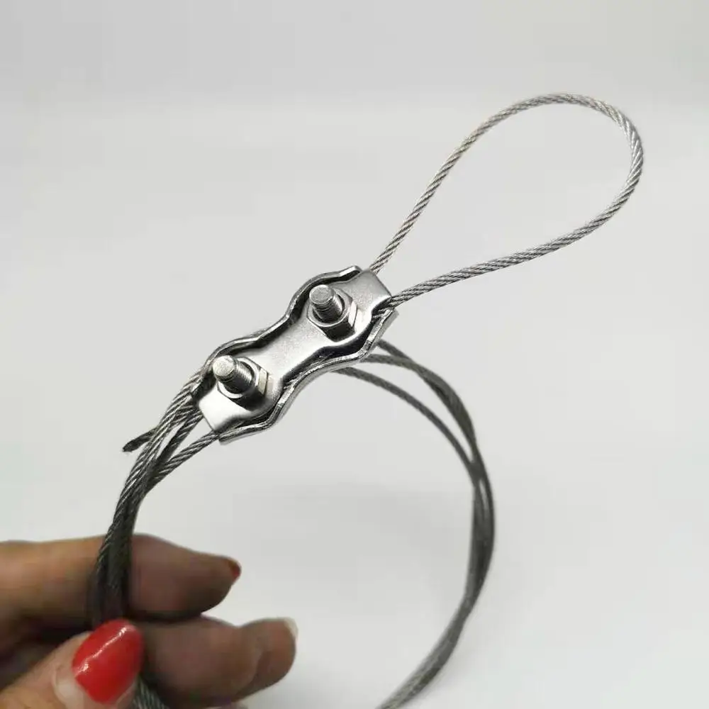 Stainless Steel Metal Single/double Saddle Wire Rope Clips DUPLEX CLIPS