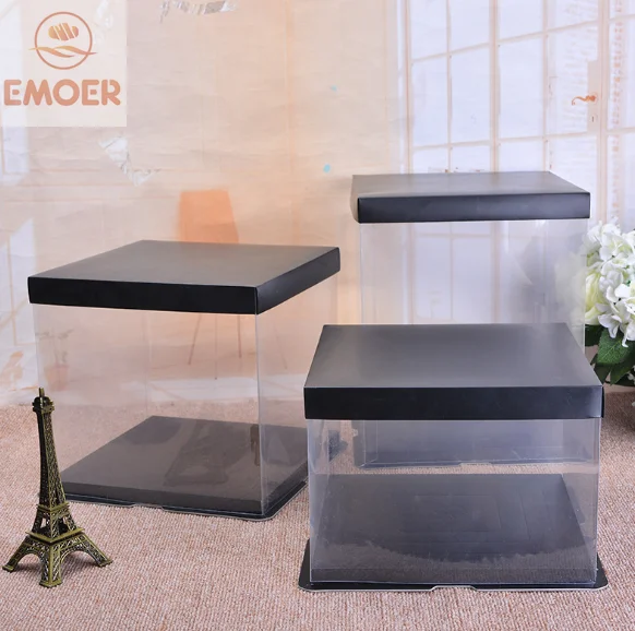 EMOER  elegant Custom printed carton corrugated paper packaging cake box