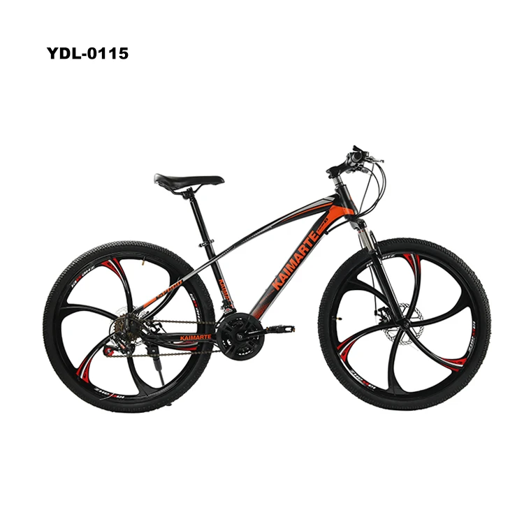 26 Inch Mountain Bike 21 Speed Double Disc Brakes Bike Carbon Steel Frame Men And Women Students Bicycle