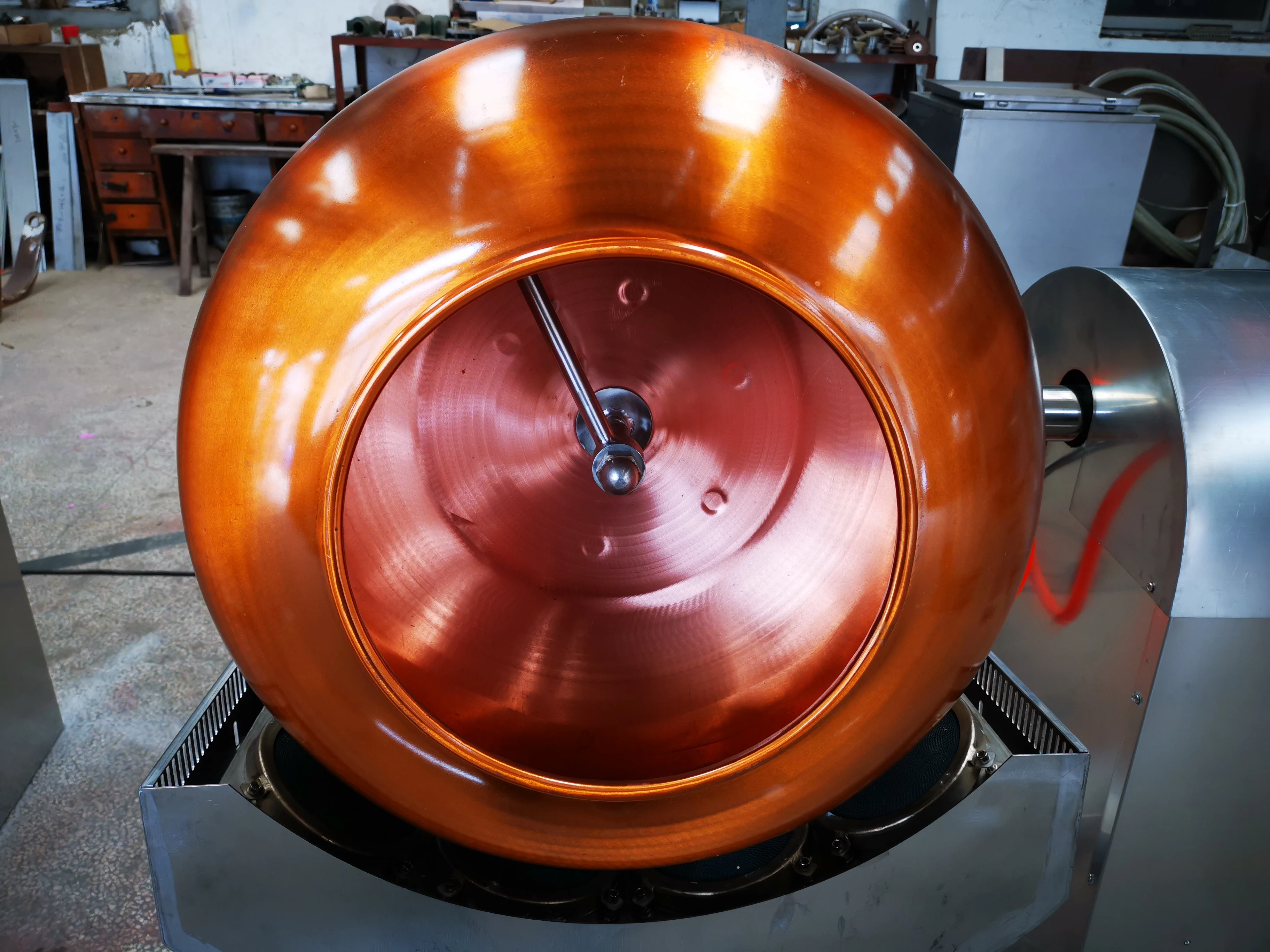 Sugar caramelized nuts sugar coating pan machine for snack food