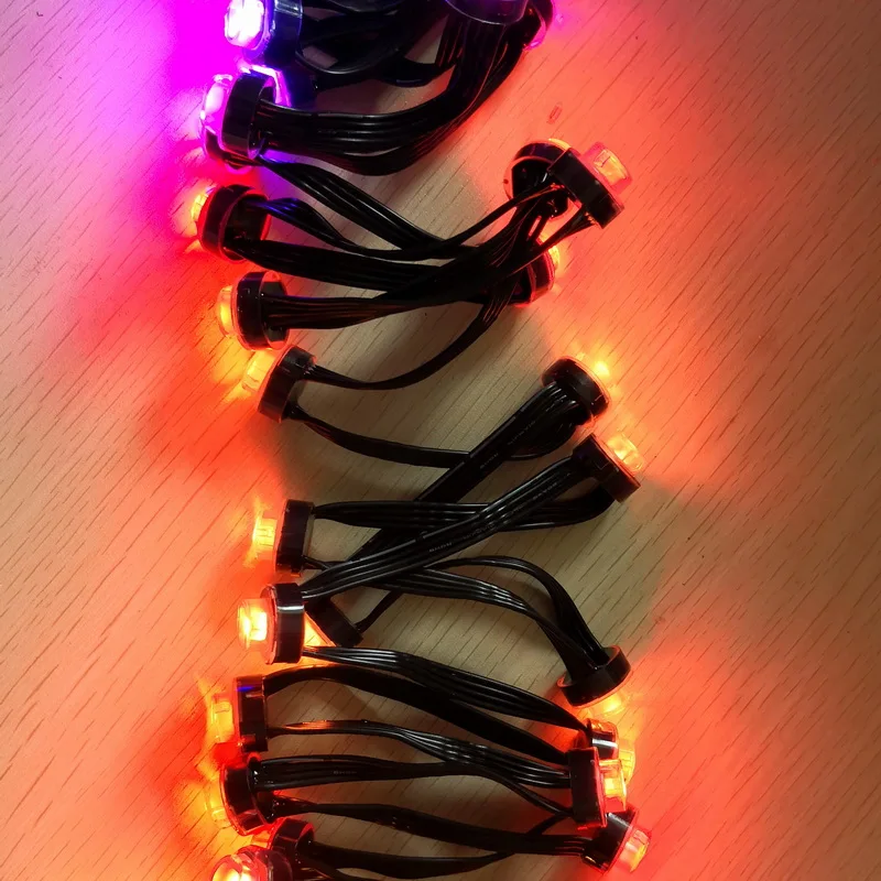 12mm punch hole hot sale DC 5V digital  RGB ws2811/1903/9883 5050 LED pixel for christmas decoration