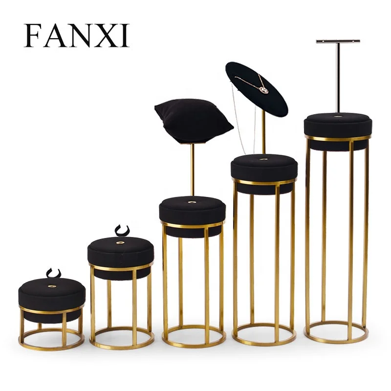 FANXI factory wholesale custom jewelry mannequin jewelry display stand