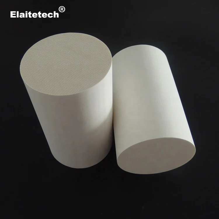 PGM coated cordierite ceramic honeycomb carrier substrate monolith catalyst support