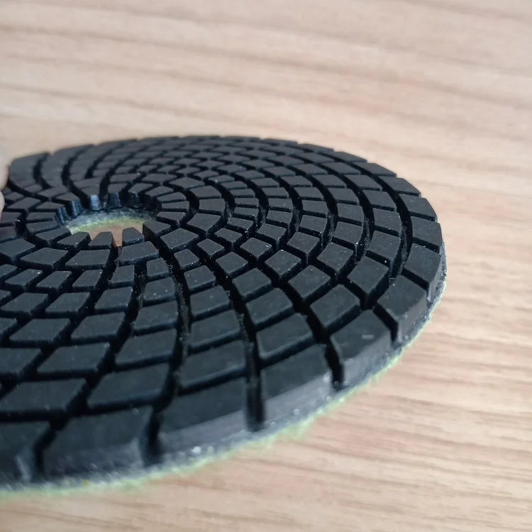 100mm Wet diamond polishing pad High Efficiency new marble polishing pad