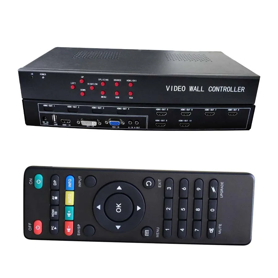 2*3 Video Wall HD-MI Processor IP Network  HDTV 1080p Controller Splicing