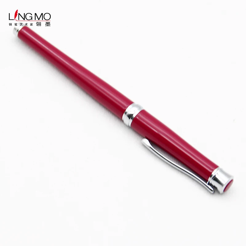 Lingmo Luxury Gift Personalised Metal Fountain Pen with Custom Logo OEM Design Pen