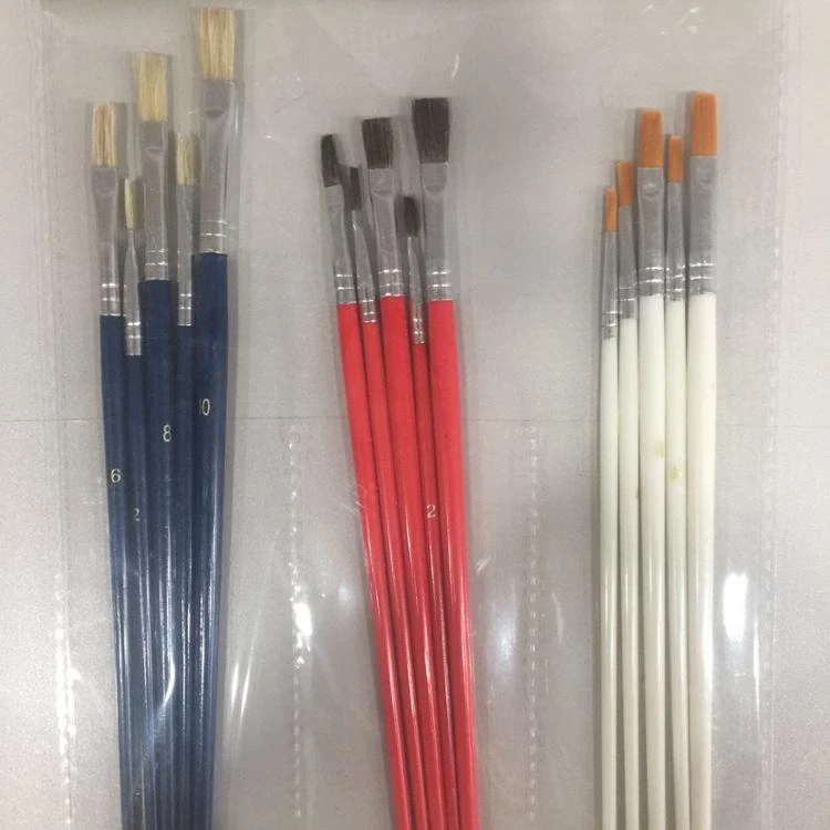 15 шт. деревянной ручкой набор кистей для рисования Картина маслом Акриловые акварельные краски кисти