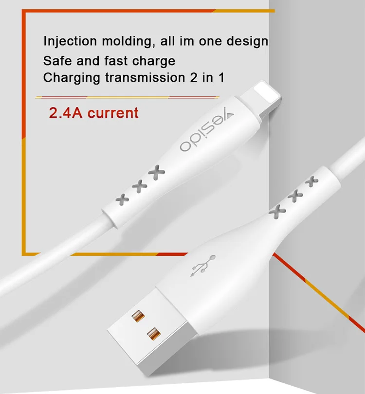Падение покупки 2.4A 4Ft 2,0 Usb кабель линии Универсальный сотовый телефон кабель для передачи данных для Iphone