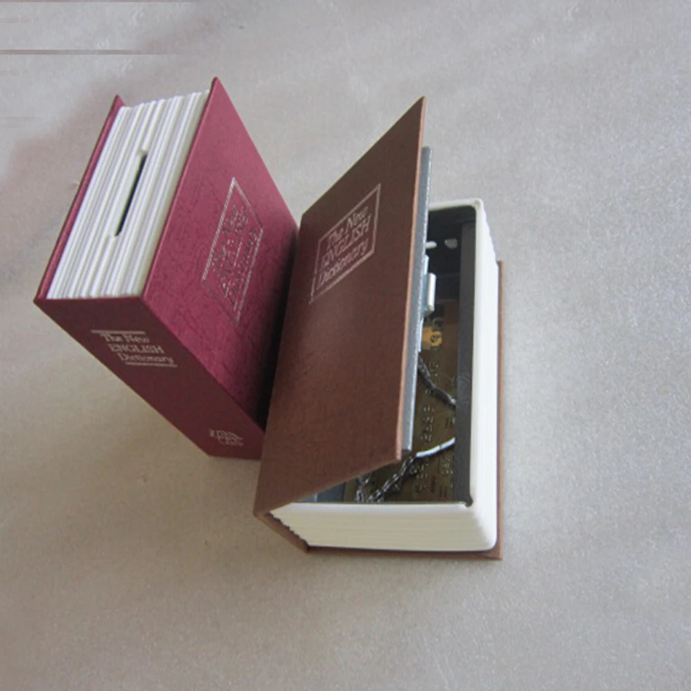 Высокое качество металлический ключ безопасности/номер замок Индивидуальные Книга обложка книга безопасный ключ