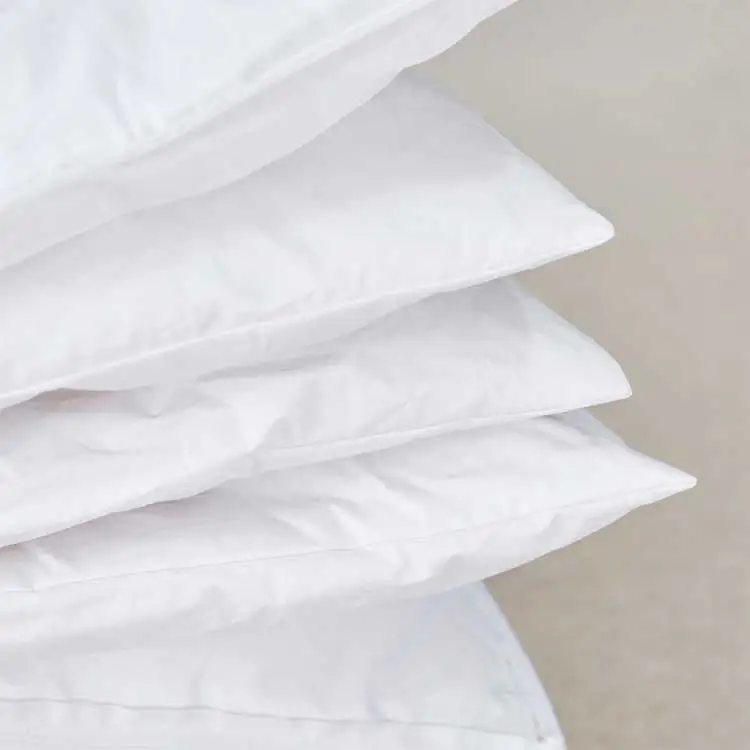 Pillows Almofadas Ultra Soft Travesseiros Down Almohada Machine Washable Pillow Inserts for Sleeping Goose Duck Down White Neck
