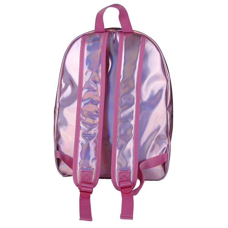 Shiny Fashion Cute Backpack New Holographic Waterproof Laser PU Leather School Bag