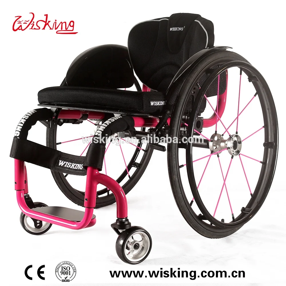 wisking 8800 magnesium alloy with carbon fibre active leisure sports wheelchair with CE ISO