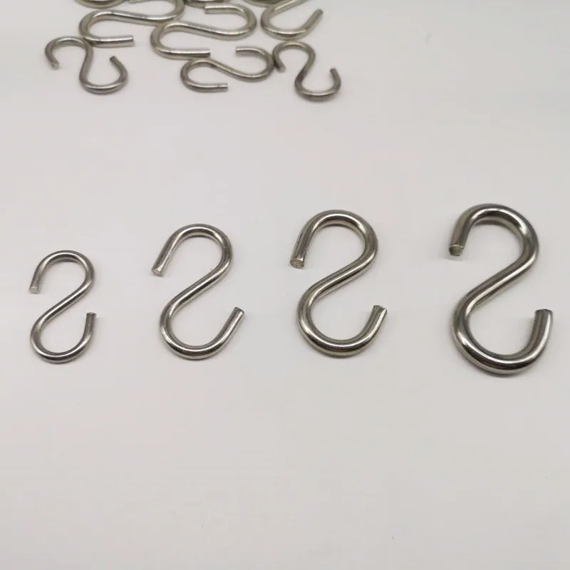 Нержавеющая сталь S крючки S образный крюк кухня висит хранения Держатели ванная комната Многофункциональный S висит крючки