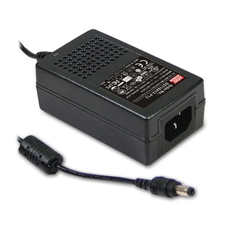 MeanWell 18 Вт 12 В в 1.50A Универсальный тетрадь AC DC адаптер класса 1 Мощность GST18A12-P1J