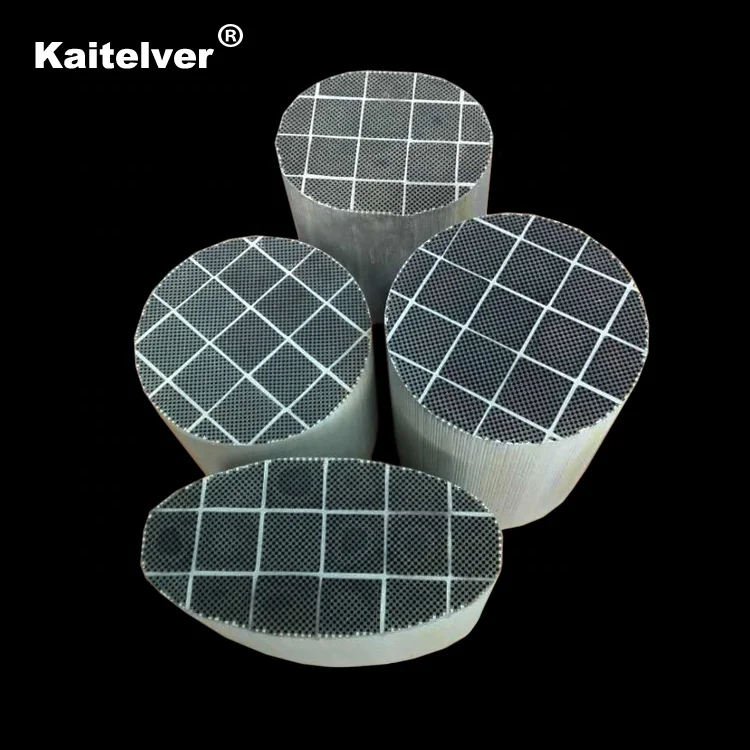 Catalyst diesel particulate filter CDPF for remove black smoke pollution clean truck exhausts gas