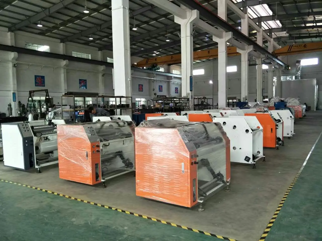 high speed  stretch film rewinder