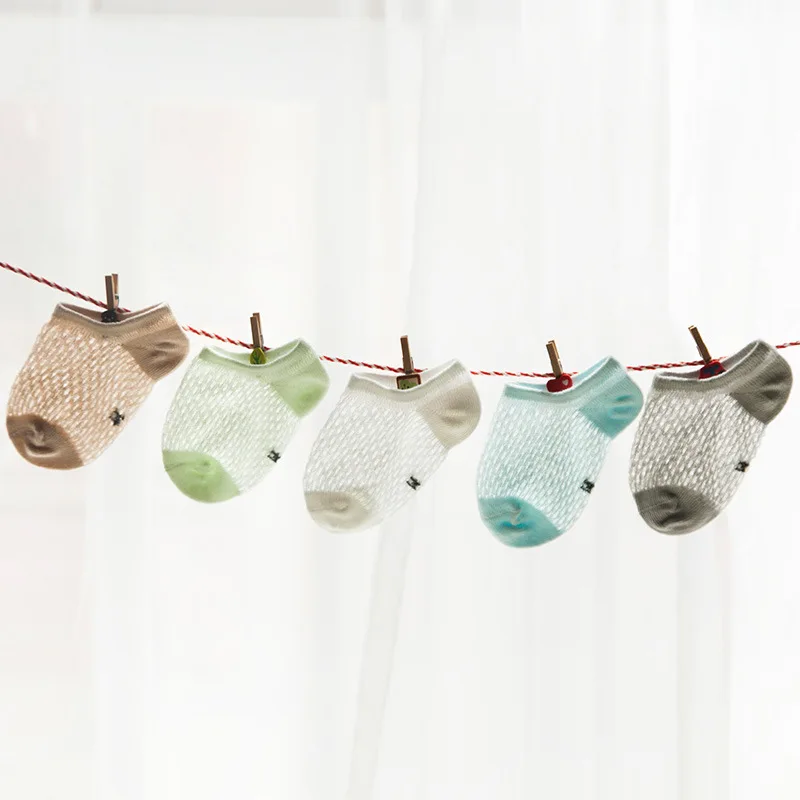 
New Baby Socks Wholesale Summer Style Mesh Combed Cotton Kids Baby Boy or Girl Lace Socks 