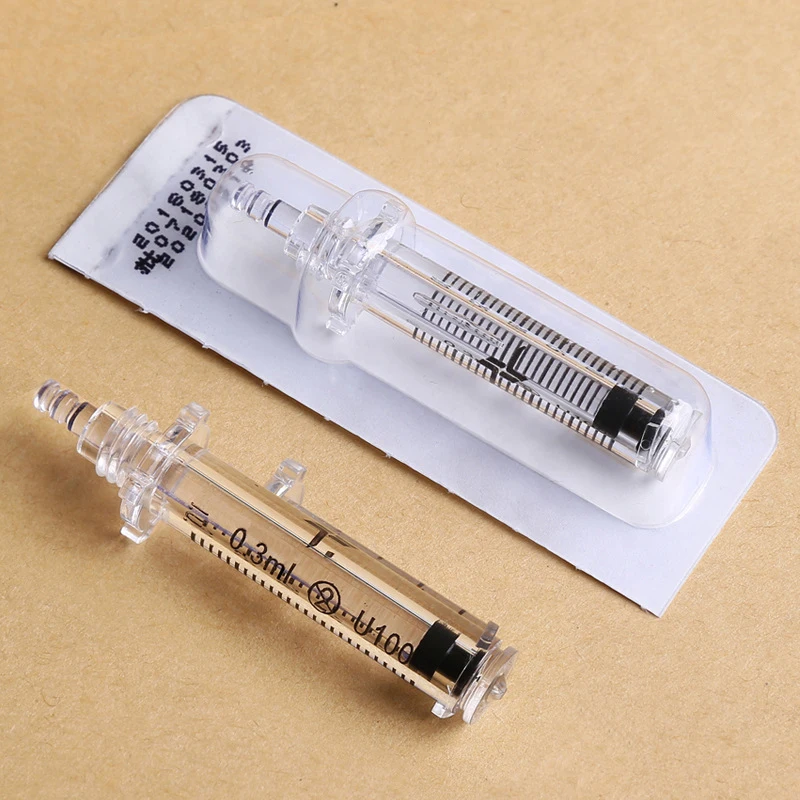 0.3ML 0.5ML Hyaluronic Filter Pen Empty Plastic Ampoules for Sale