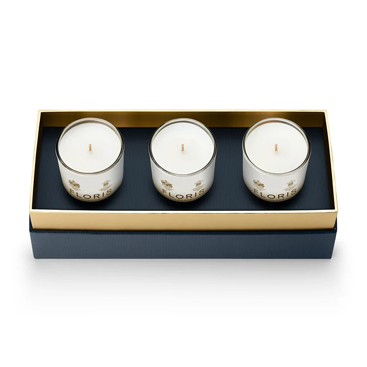 custom luxury cylinder candle box packaging