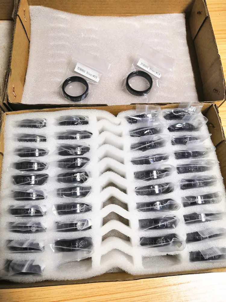 Design your own 8mm polished blank 316L stainless steel rings for engrave