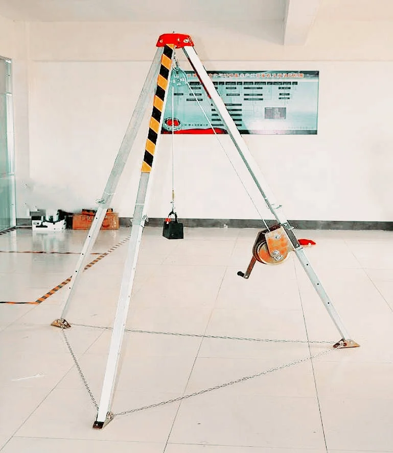 
2019 OEM lifting tripod rescue tripod with winch in hot selling 