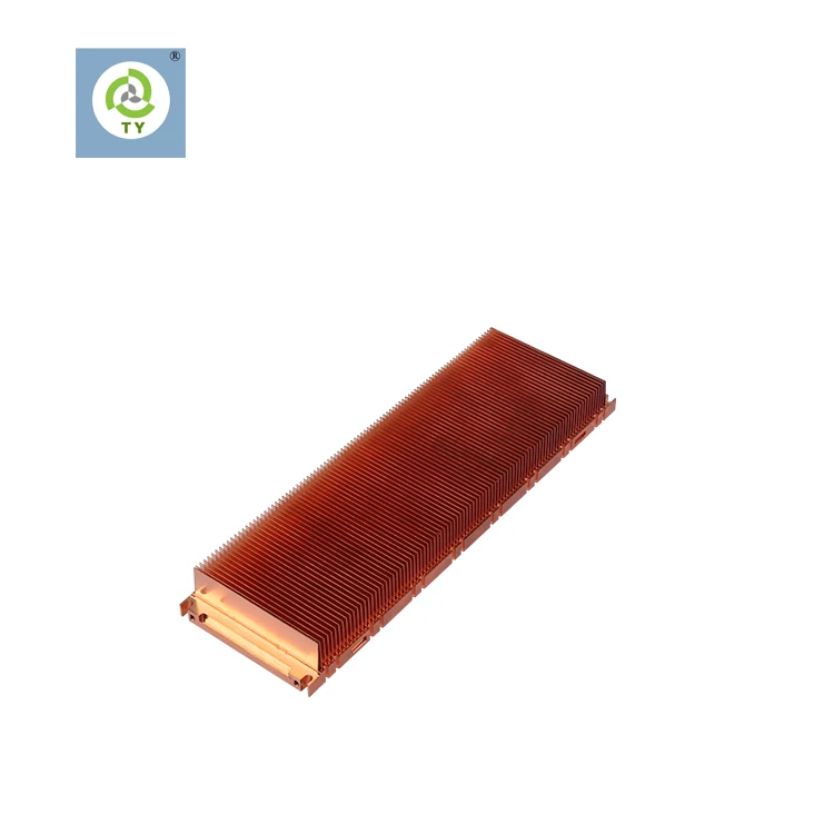 
160mm heat sink custom skiving copper heat sink Customized aluminium alloy die casting 