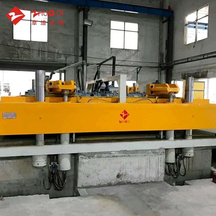 New whole production line quartz stone marble slab calibrating press machine