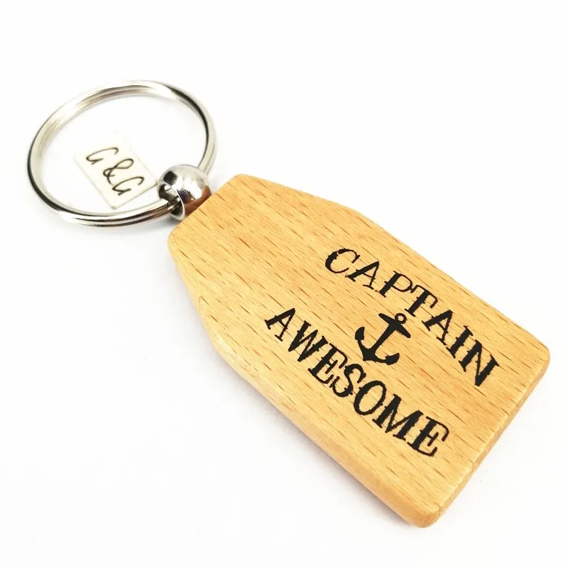 Оптовая продажа с фабрики пользовательские формы деревянный брелок