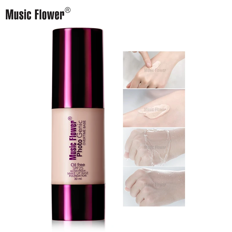 Original Music Flower GMPC Makeup Full Coverage Oil-free Waterproof Concealer Private Label Cheek Liquid Matte Foundation