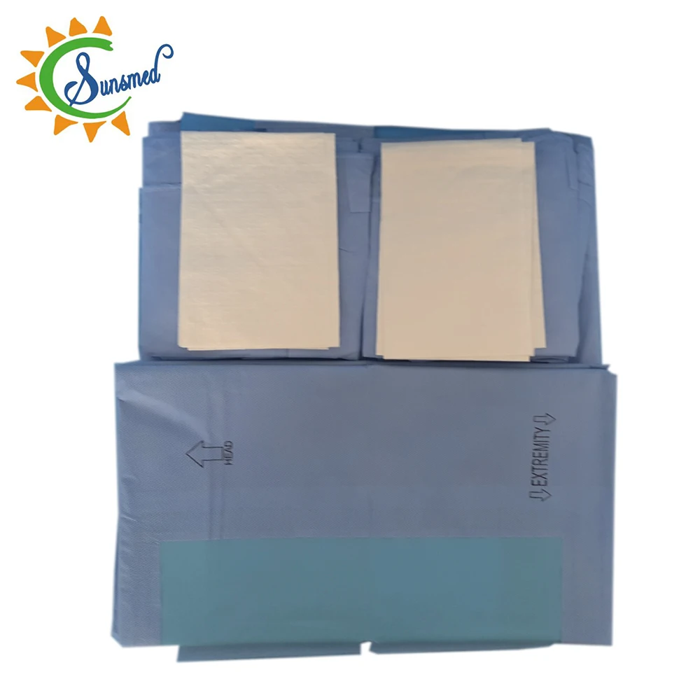 
factory supply sterile surgical pack Orthopedic drape pack for organ correction CE ISO 