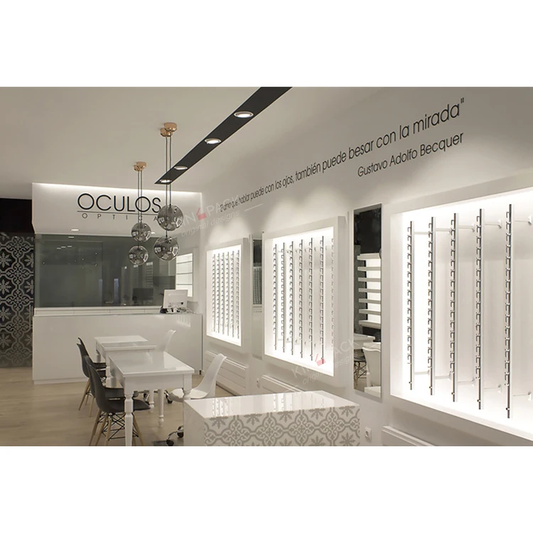 Оптовая продажа, магазин оптических дисплеев, украшение мебели