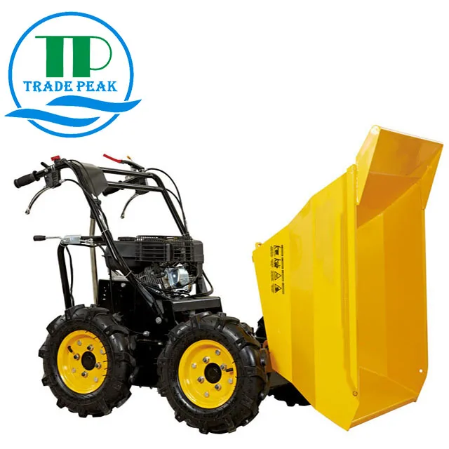 Powered Barrow 4.8KW All Terrain Heavy Duty 300Kg Load Capacity Gasoline Engine Powered Small Barrow