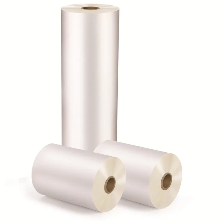 Factory Self Adhesive 25mic Transparent PET Roll For Sticker Label Papers