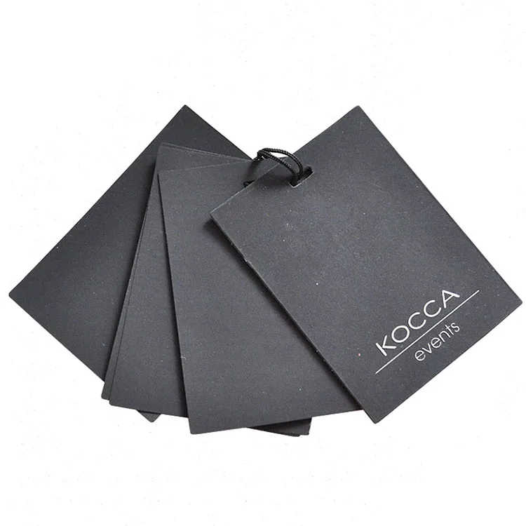 Promotion different types cheap fashion garment gold foil metal hang tag