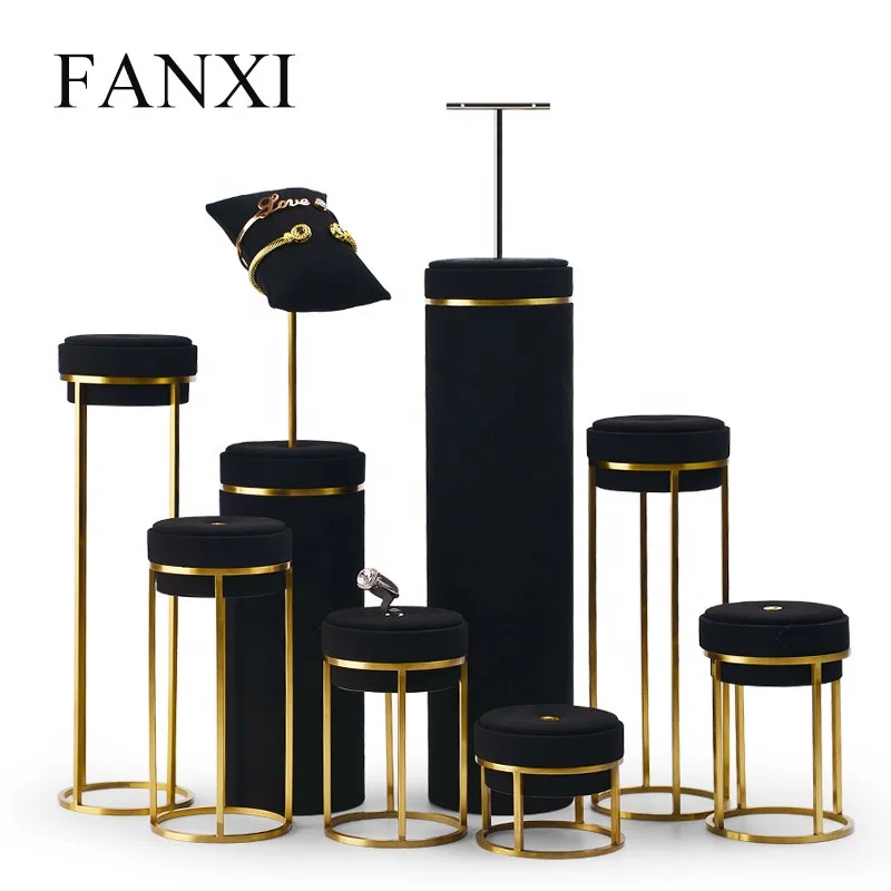 FANXI factory wholesale custom jewelry mannequin jewelry display stand