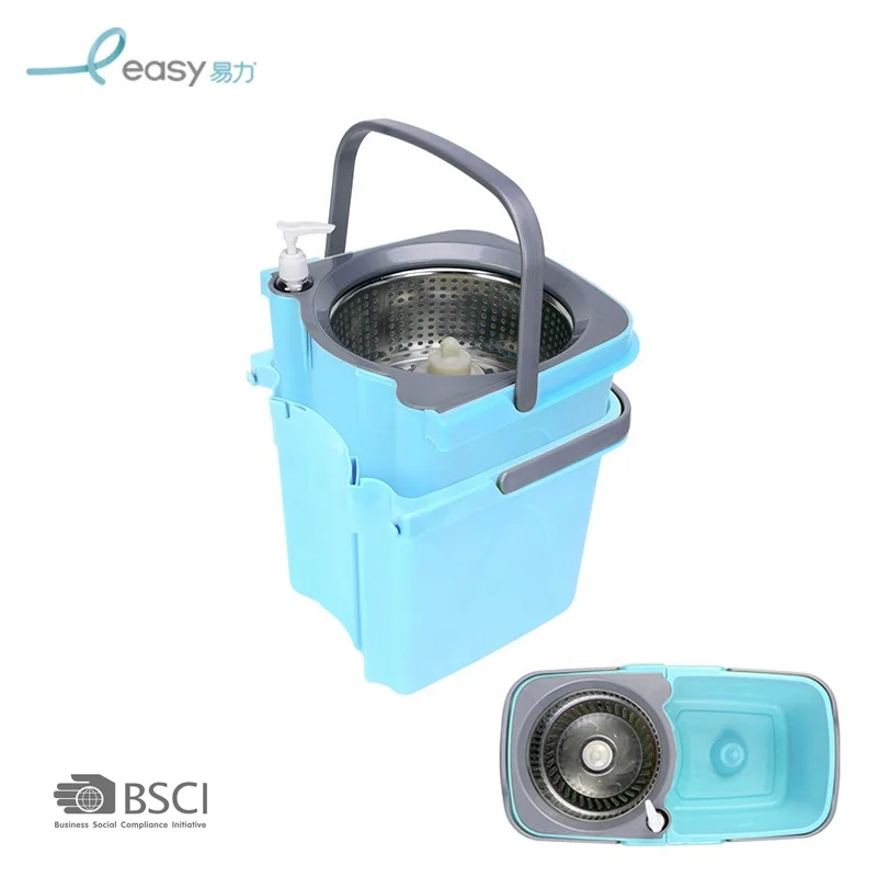 Household items Pug magic floor cleaning spinning microfiber super mop