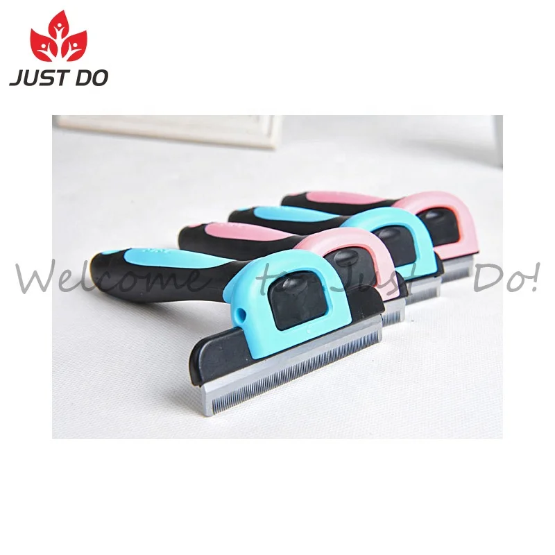 
Pet Deshedding Tool Grooming Brush For Dogs & Cats 