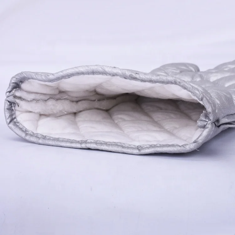 Factory direct price custom funny BBQ cotton grill oven mitts glove