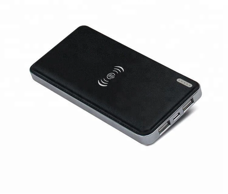 Портативный Qi беспроводной запасные аккумуляторы для телефонов смартфонов зарядный коврик внешний батарея зарядное устройство запасные аккумуляторы дл