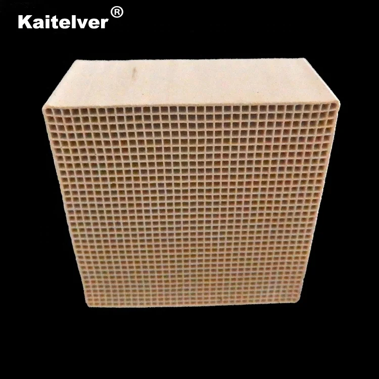 Алюминиевая сотовая керамическая конструкция регенератор 150x150x300 мм RTO/RCO