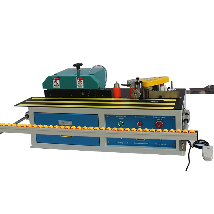 Small desktop edge trimming integrated woodworking machinery edge banding machine
