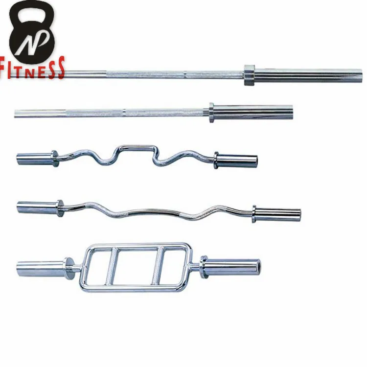 Hot Sale OB47 Bodybuilding Gym Training EZ Barbell Curl Bar