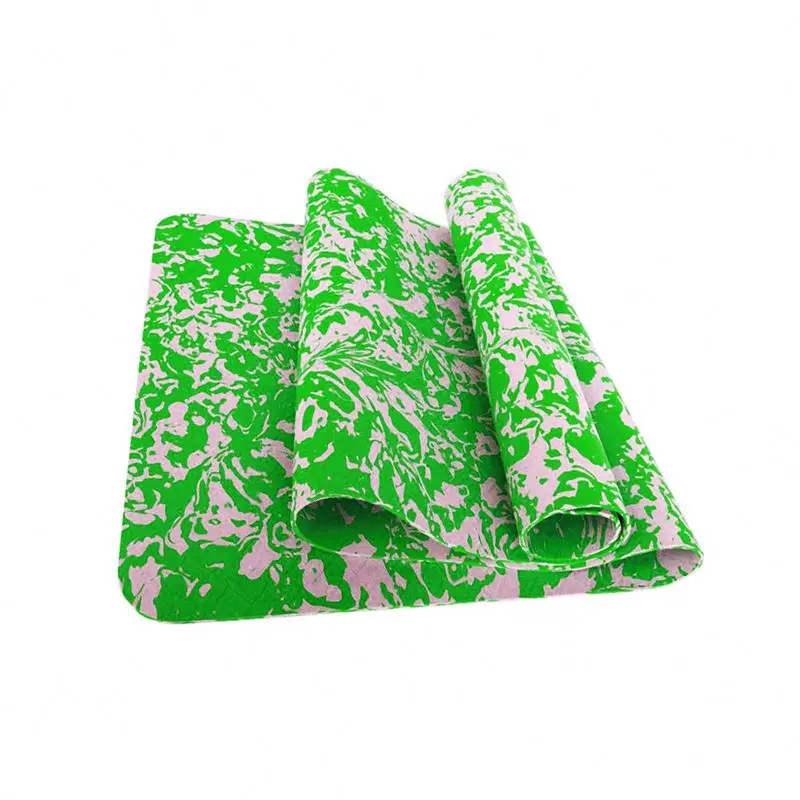 High Quality Custom Full Design Premium Digital Printed Tpe Yoga Mat With Logo