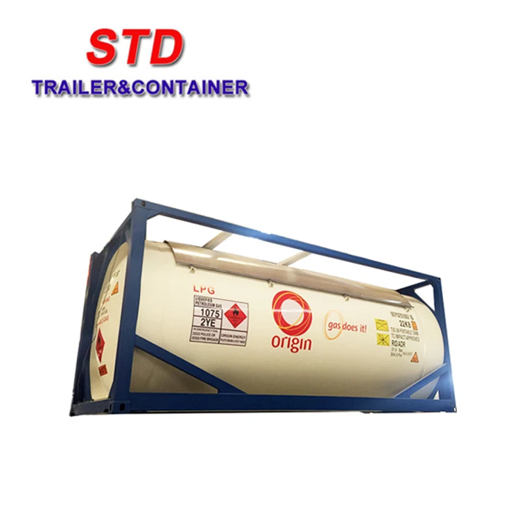 Q345 DR carbon steel tank container T50 LPG tank container