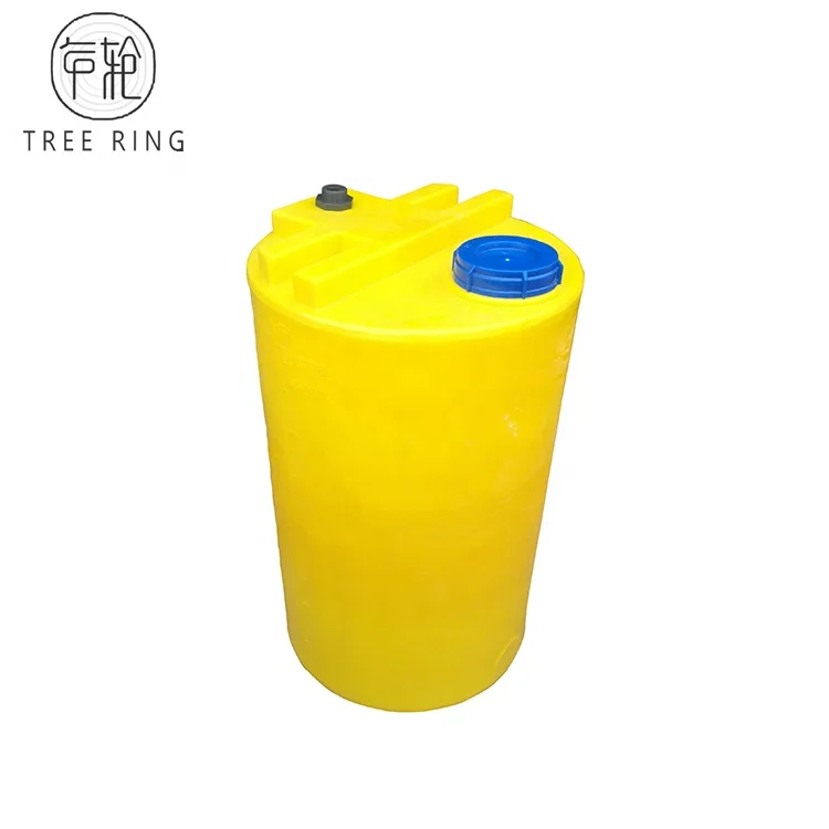 Customized Round Closed Top Rotomolded 200l Plastic Water tank With Tap for Drinking Transport