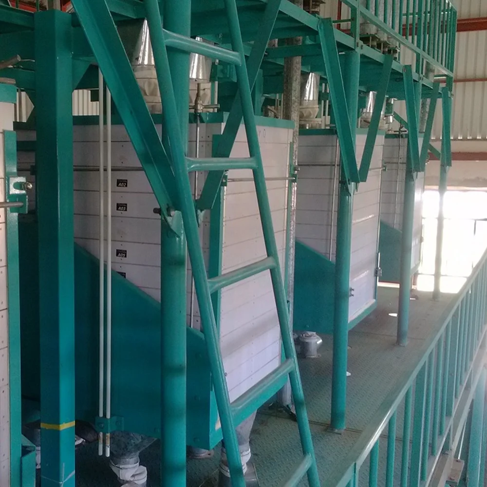 Шлифовальная мельница для кукурузы 50TPD фрезерные машины фрезеровка